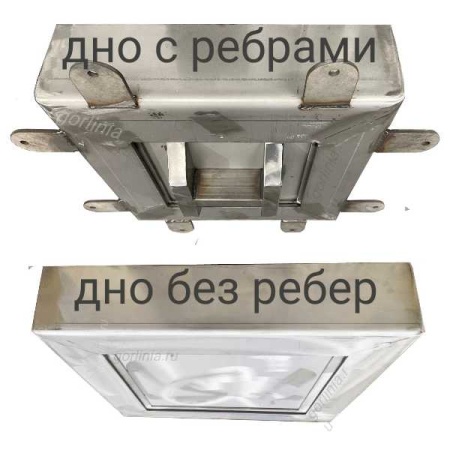 Исполнение люка под брусчатку Проспект-ВН с ребрами и без ребер в дне съемной крышки Исполнение люка под брусчатку Проспект-ВН с ребрами и без ребер в дне съемной крышки