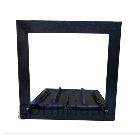 Опорна поверхность люка под брусчатку с кронштейнами газлифтов Опорна поверхность люка под брусчатку с кронштейнами газлифтов