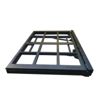 Люк под доску 25 мм в деревянном полу стальной каркас на петлях с амортизаторами   и замком Люк под доску 25 мм в деревянном полу стальной каркас на петлях с амортизаторами   и замком