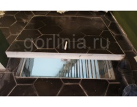 Люки напольные АМО 1200пх1100  Так выглядит напольный люк АМО 1200пх1100