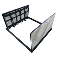 Напольный БОМБОЛЮК двухдверный с петлями по противоположным сторонам Напольный БОМБОЛЮК двухдверный с петлями по противоположным сторонам