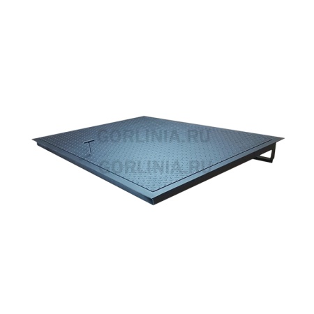 Люк Гриф 700х700 с рифленым листом на дверце Люк Гриф 700х700