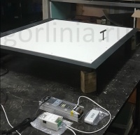 Люк в подвал АМО с электроприводом и закрытой крышкой Люк в подвал АМО с электроприводом и закрытой крышкой