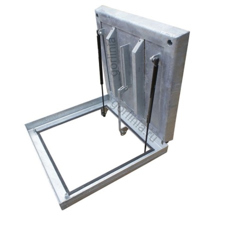 Люк под тротуарную плитку гальванизированный горячим цинком Люк под тротуарную плитку гальванизированный горячим цинком