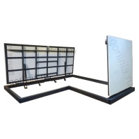 Люк напольный АМО Г-образный с поворотом двухдверный на заказ Люк напольный АМО Г-образный с поворотом двухдверный на заказ