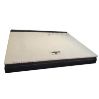 Люки напольные АМО в новом коробе без наличников с дверцей, равной периметру под плитку и ламинат с амортизаторами на скрытых петлях Люки напольные АМО в новом коробе без наличников с дверцей, равной периметру под плитку и ламинат с амортизаторами на скрытых петлях