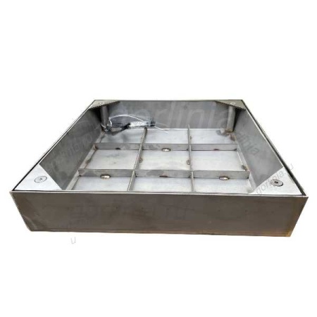 Люки под брусчатку Проспект-СН съемные из стали AISI 304 3мм пешеходные А15 под мощение тротуарной плиткой - вид сверху Люки под брусчатку Проспект-СН съемные из стали AISI 304 3мм пешеходные А15 под мощение тротуарной плиткой - вид сверху