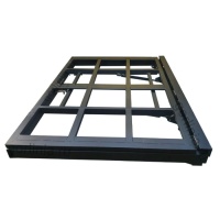 Люк стальной под доску 25 мм в деревянном полу на петлях с амортизаторами   и замком Люк стальной под доску 25 мм в деревянном полу на петлях с амортизаторами   и замком