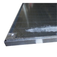 Замок люка под террасную доску декинг из оцинкованной стали на петлях с кантом под настил ДПК Замок люка под террасную доску декинг из оцинкованной стали на петлях с кантом под настил ДПК