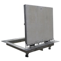 Напольный люк в подвал из нержавеющей стали Стелс под плитку Напольный люк в подвал из нержавеющей стали Стелс под плитку