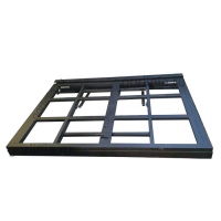 Люк под доску 25 мм в деревянном полу стальной на петлях с амортизаторами   и замком Люк под доску 25 мм в деревянном полу стальной на петлях с амортизаторами   и замком