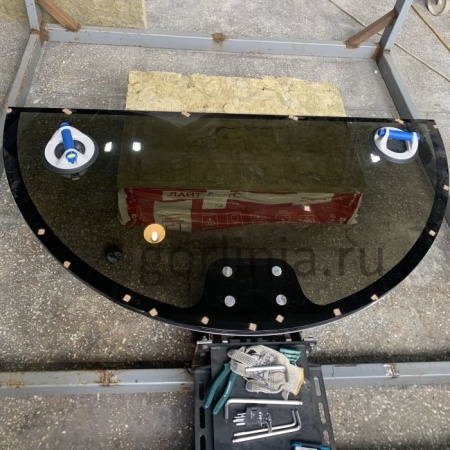 Стекло круглого люка с узлом обратной петли для Стекло круглого люка с узлом обратной петли для