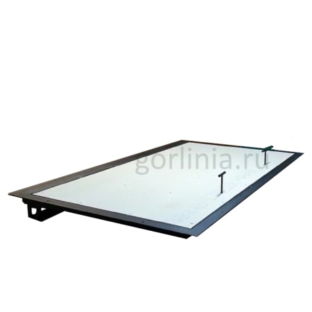 Крышка люка в подвал с электроприводом АМО с ручками для аварийного открывания без электричества Крышка люка в подвал с электроприводом АМО с ручками для аварийного открывания без электричества