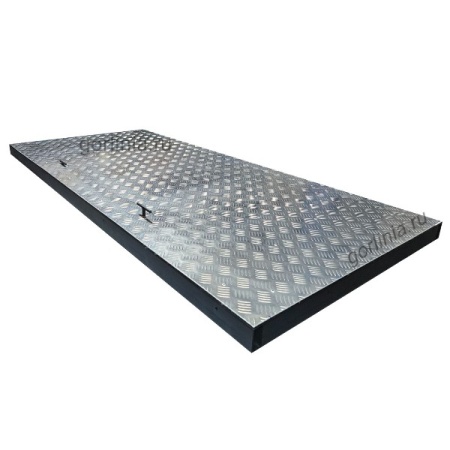 Крышка напольного люка с алюминиевым листом чечевица на скрытых петлях с газовыми амортизаторами и замком на заказ на лестницу в подвал Крышка напольного люка с алюминиевым листом чечевица на скрытых петлях с газовыми амортизаторами и замком на заказ на лестницу в подвал