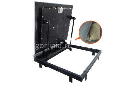 Люк напольный Стелс-КУ 800*1200п короб утепленный Люк напольный Стелс-КУ 800*1200п короб утепленное исполнение