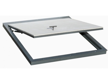 Люк АМО 1300пх1000 напольный стальной окрашенный Напольный люк АМО 1300пх1000