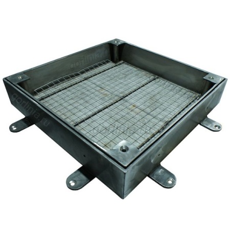 Люк под брусчатку Проспект-ВН из нержавеющей стали съемный - корыто без ручек Люк под брусчатку Проспект-ВН из нержавеющей стали съемный - корыто без ручек