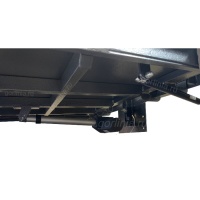 Напольный люк в подвал с электроприводом Стелс под плитку вид снизу Напольный люк в подвал с электроприводом Стелс под плитку вид снизу